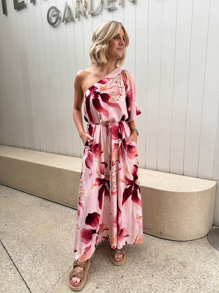 Lily Print Maxi Dress