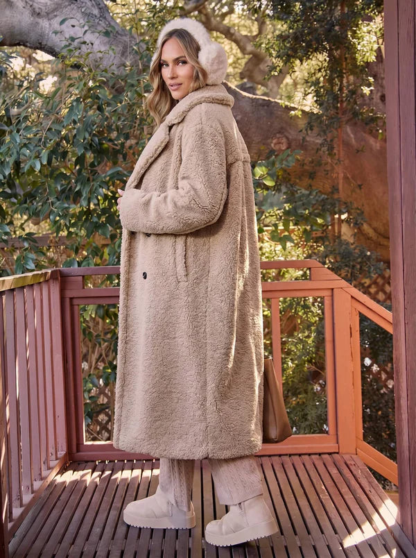 Long Line Teddy Coat