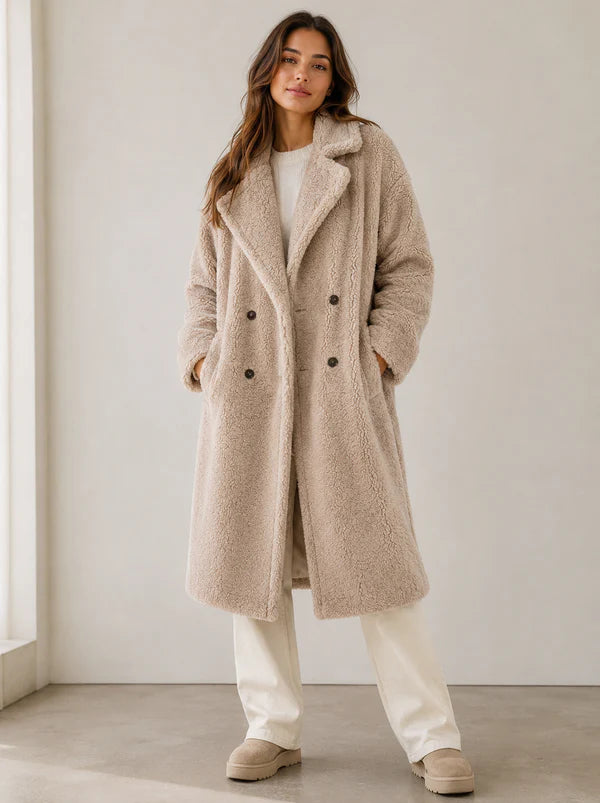 Long Line Teddy Coat