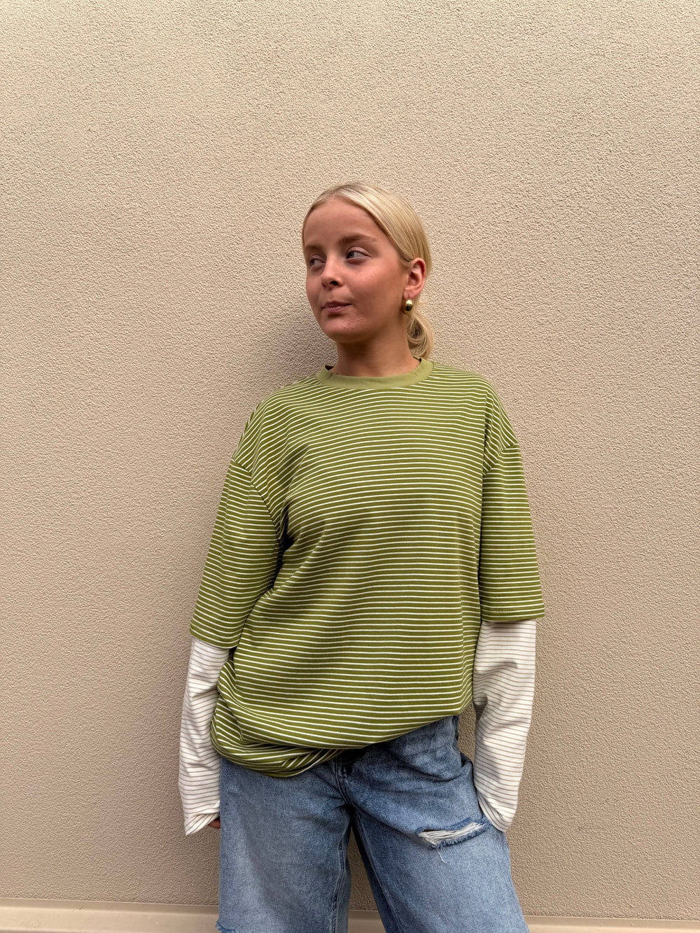 long sleeve knit top by thanne clothing