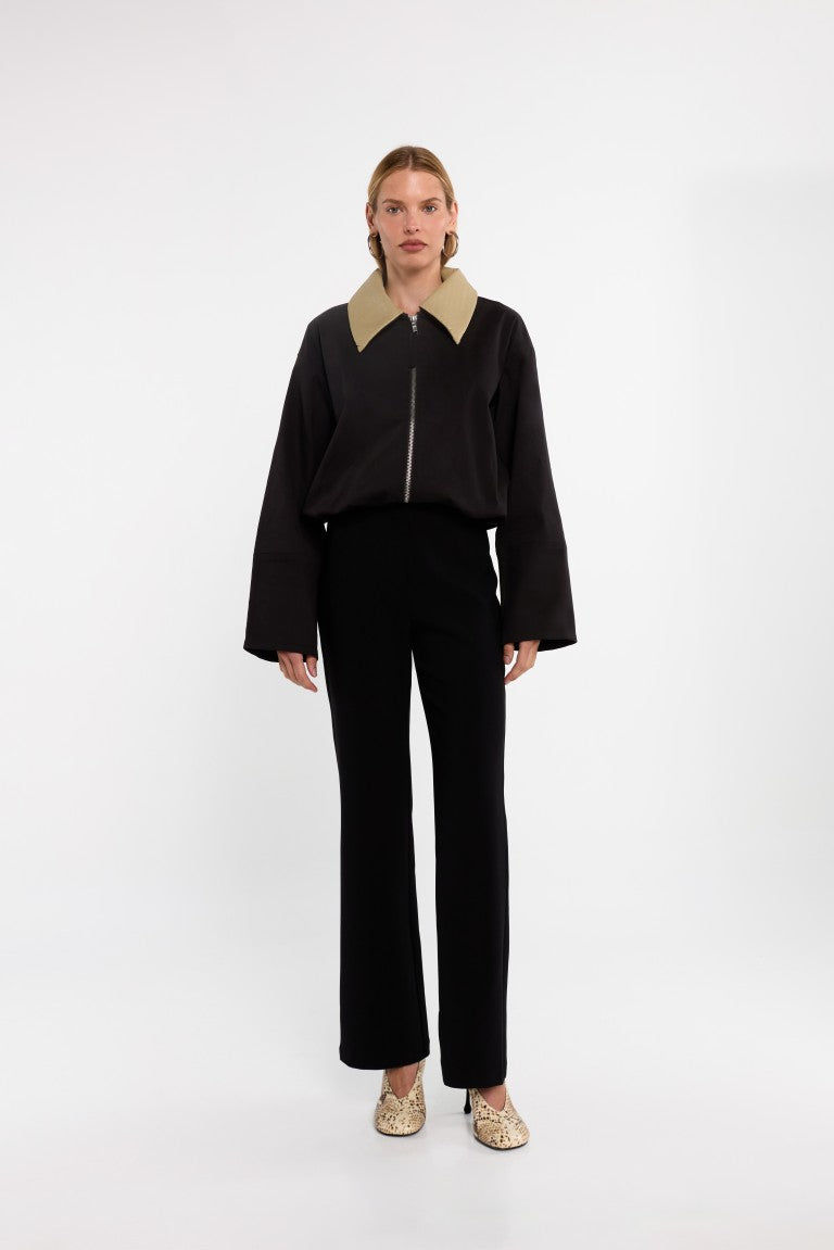 madison the label jacket in licorice