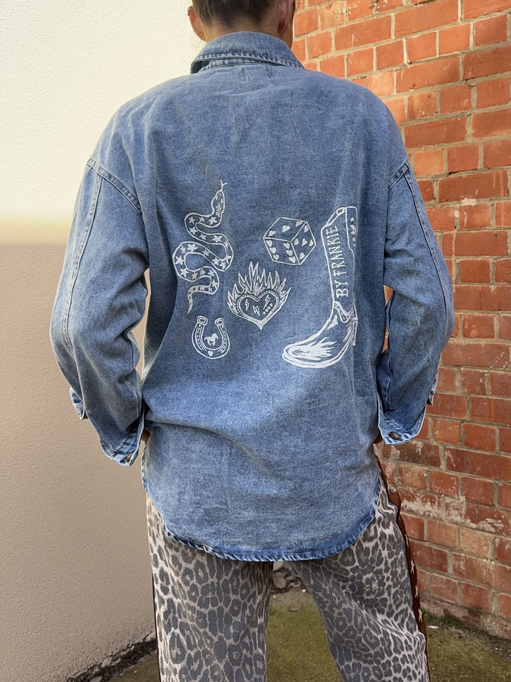 Monroe Light Denim Shacket