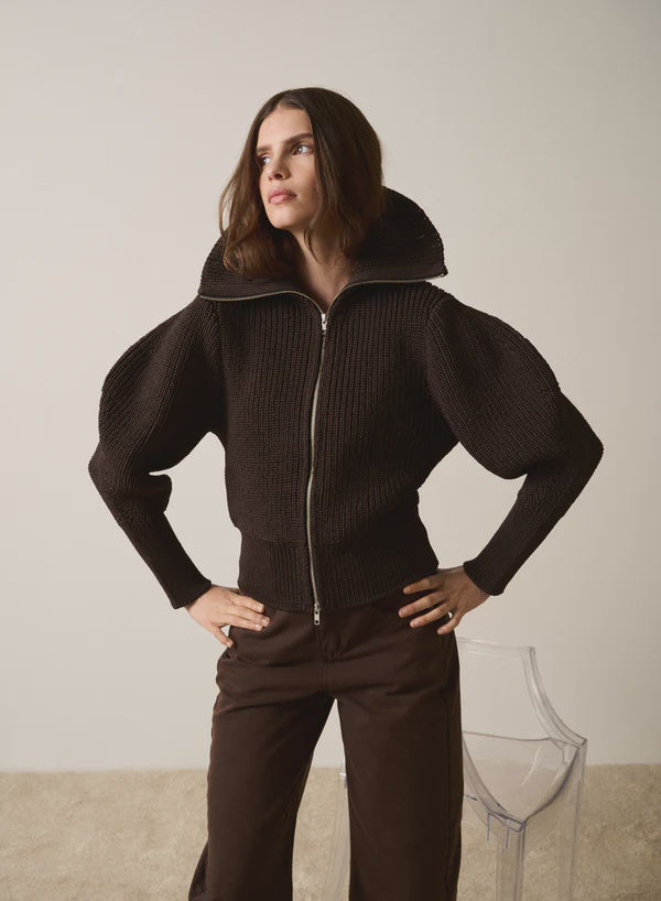 Esmaee Rewind Zip Cardi