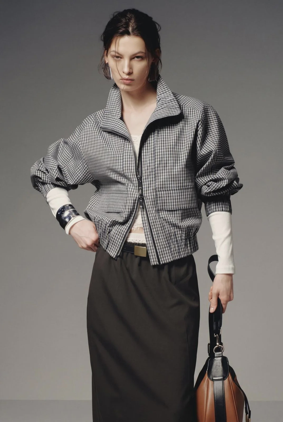 * Pre-order* Nadia Check Spray Jacket