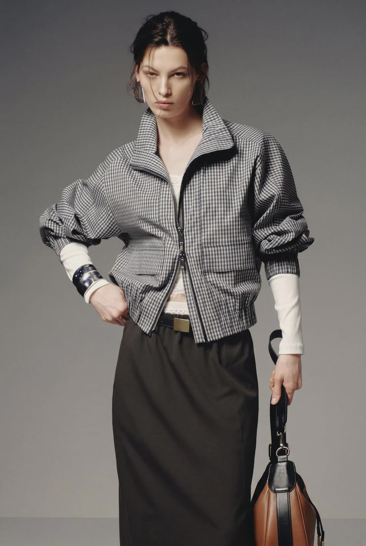 * Pre-order* Nadia Check Spray Jacket