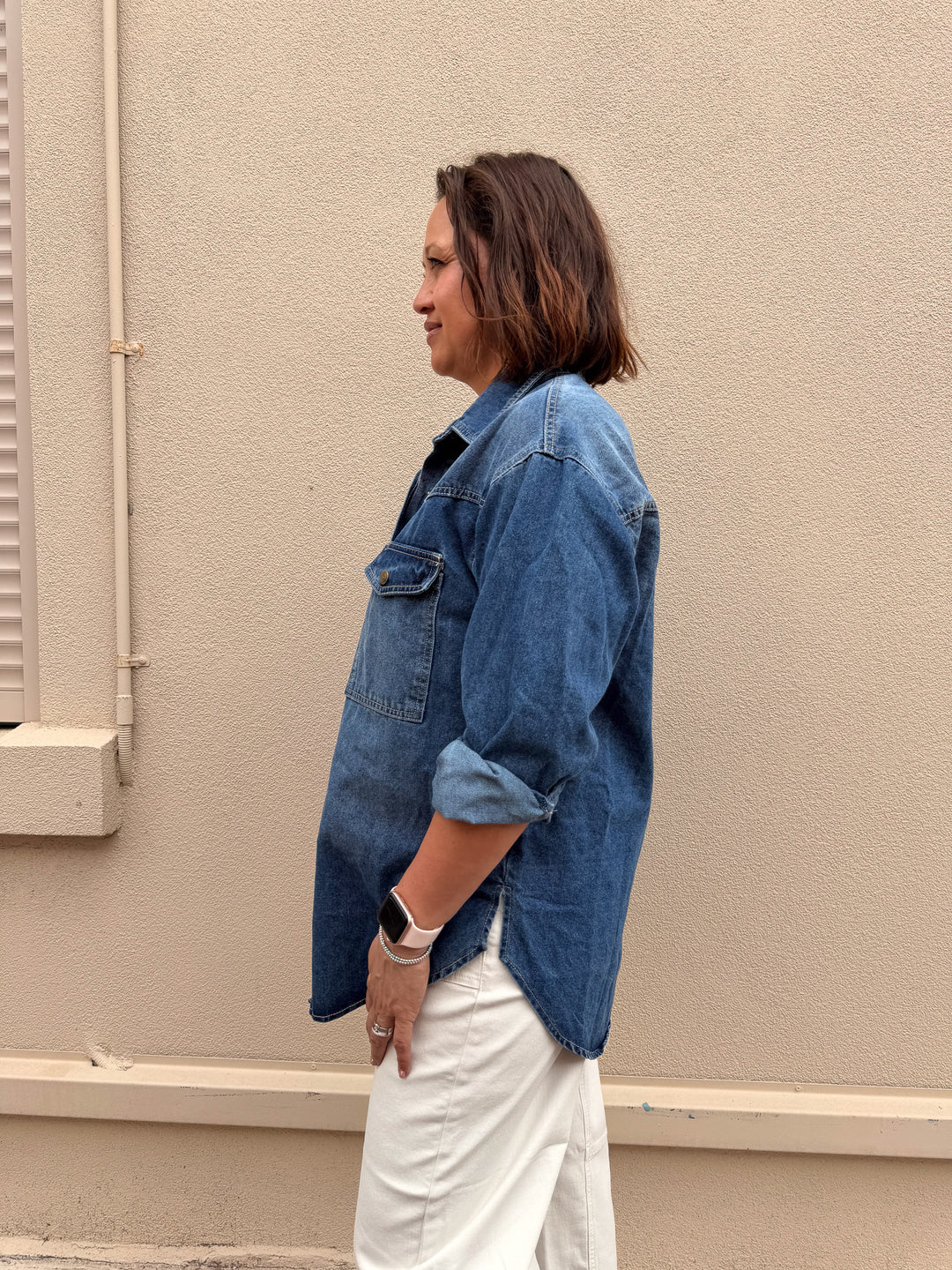 Nikki Denim Shacket