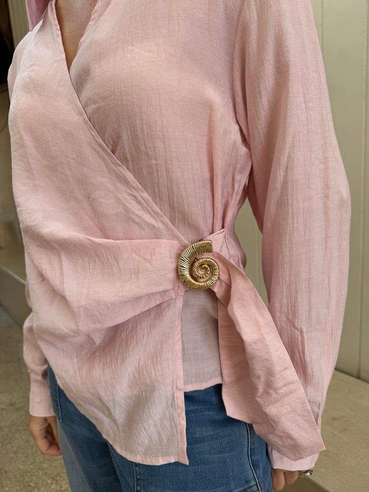 Nusa Shell Tie Top