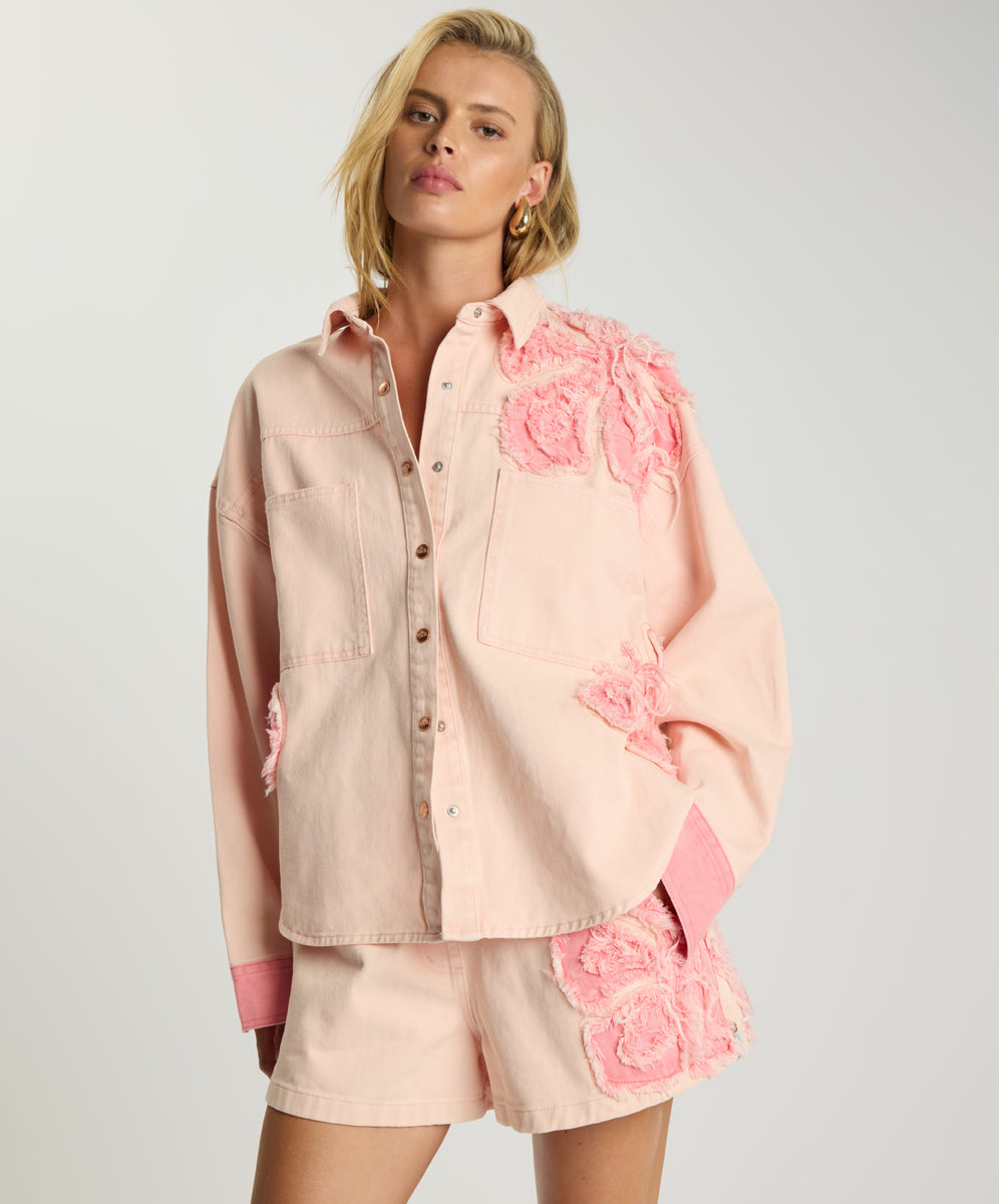 one teaspoon Frayed Petal Daria Shacket