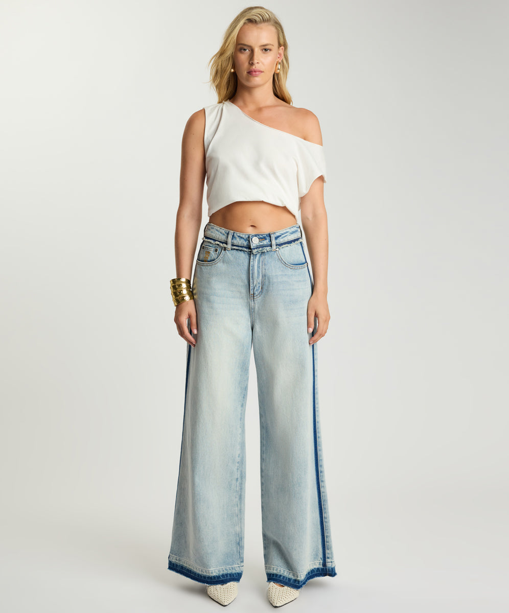 one teaspoon Love Machine Wide Leg Jeans