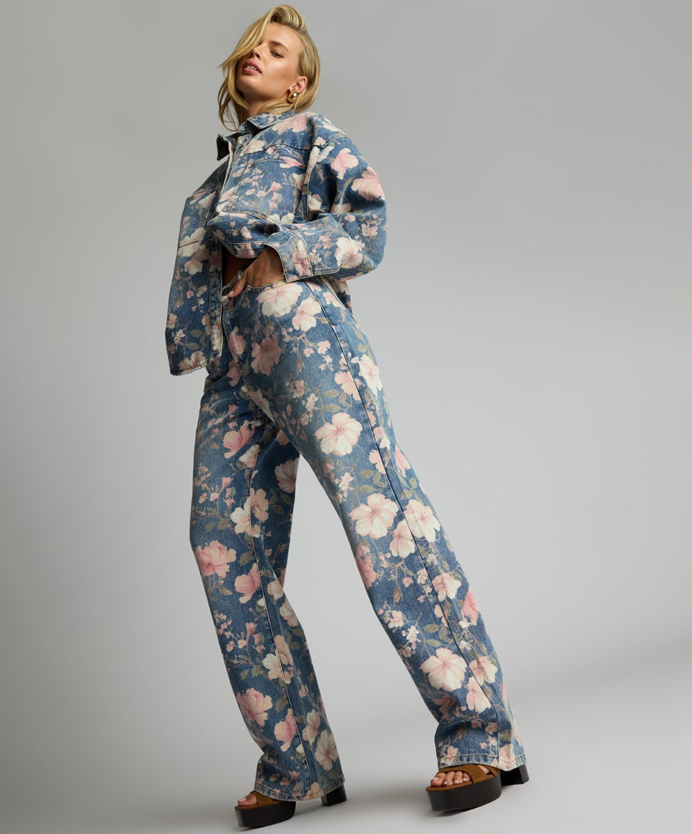 one teaspoon lovelorn bloom denim jeans
