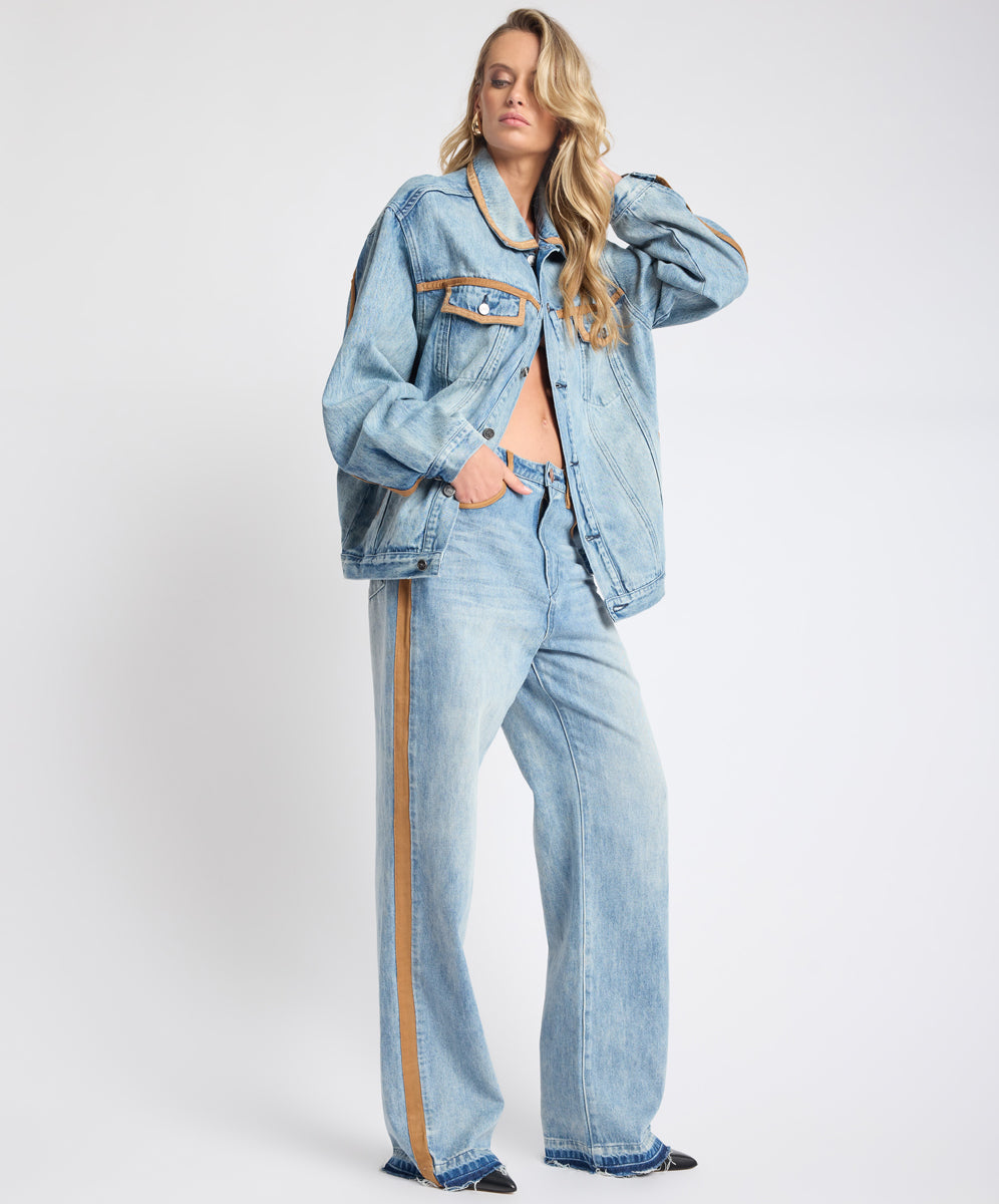 one teaspoon Rodeo Queen Boyfriend Denim Jacket 