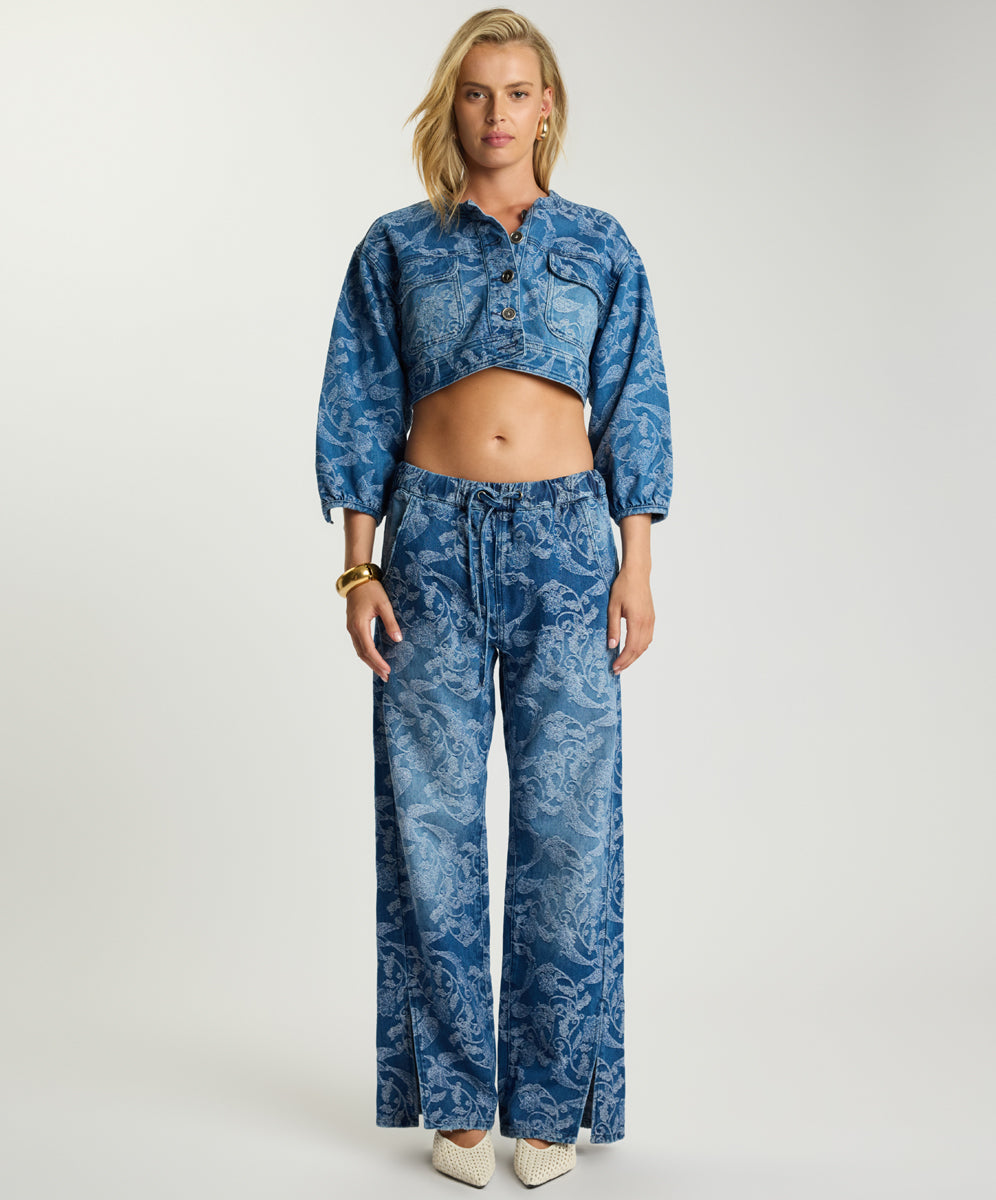 one teaspoon Soaring Free Roadhouse Drawstring Jeans