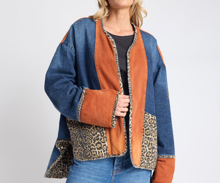 one teaspoon bang bang denim jacket