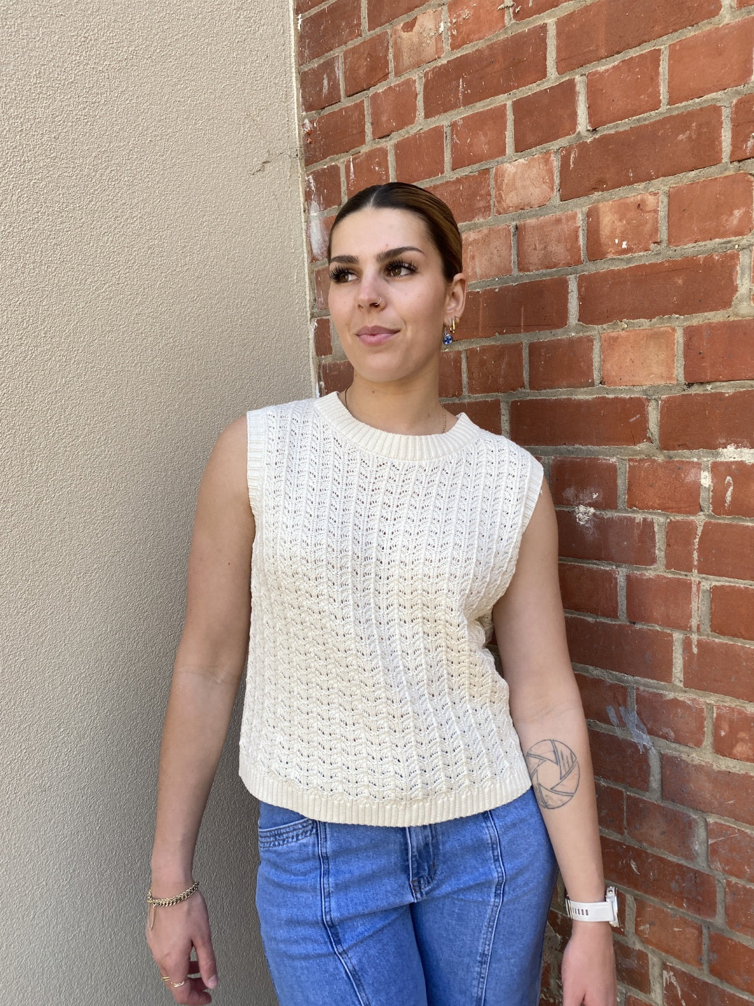 knit top by paper heart