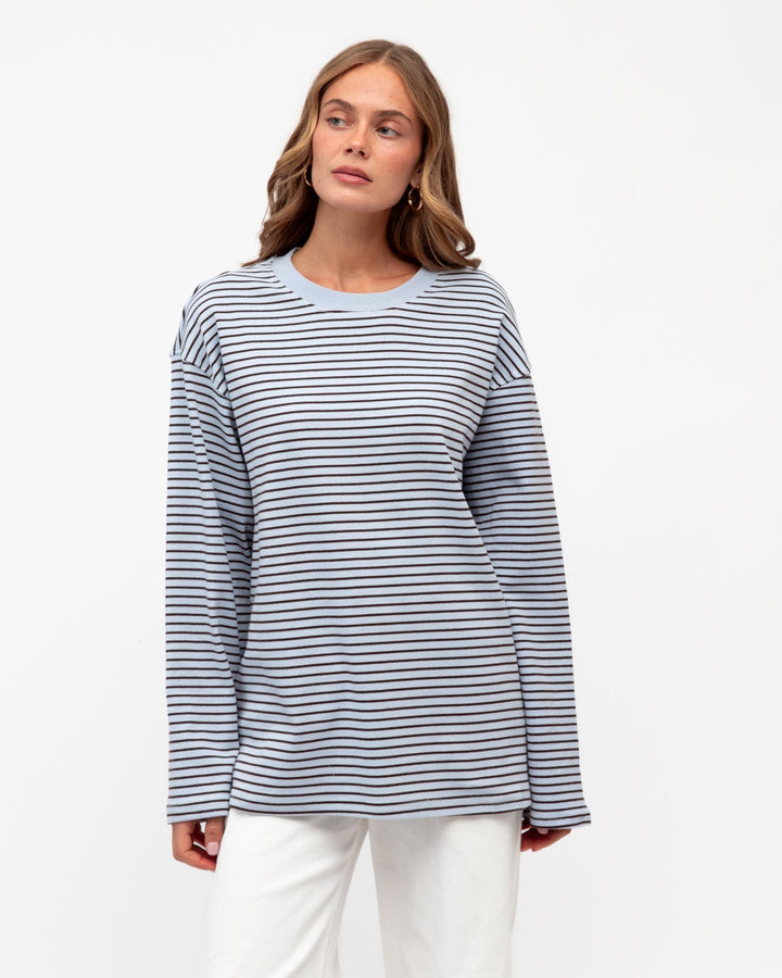 paper heart stripe tee