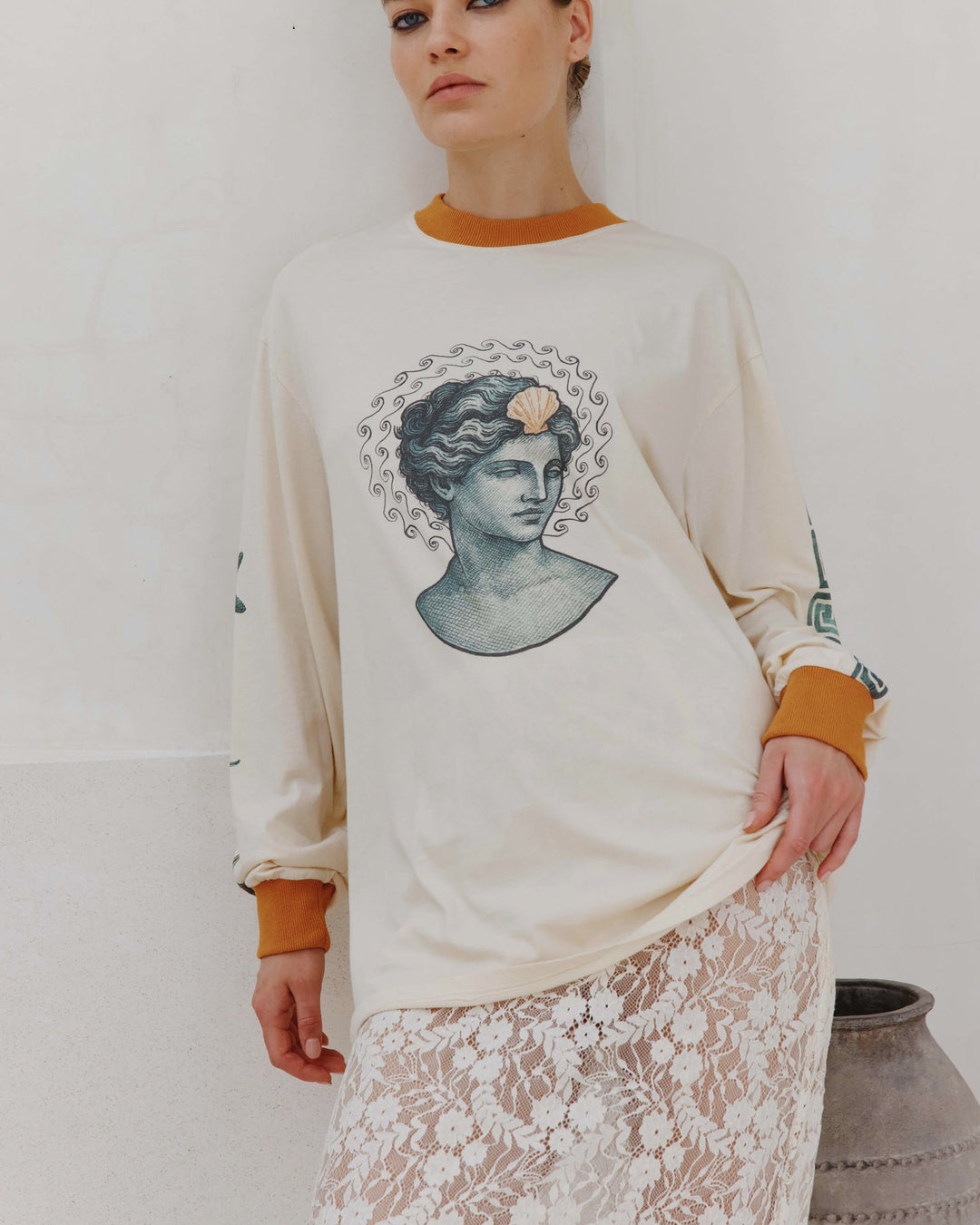 Goddess Long Sleeve Tee by Peach and parla
