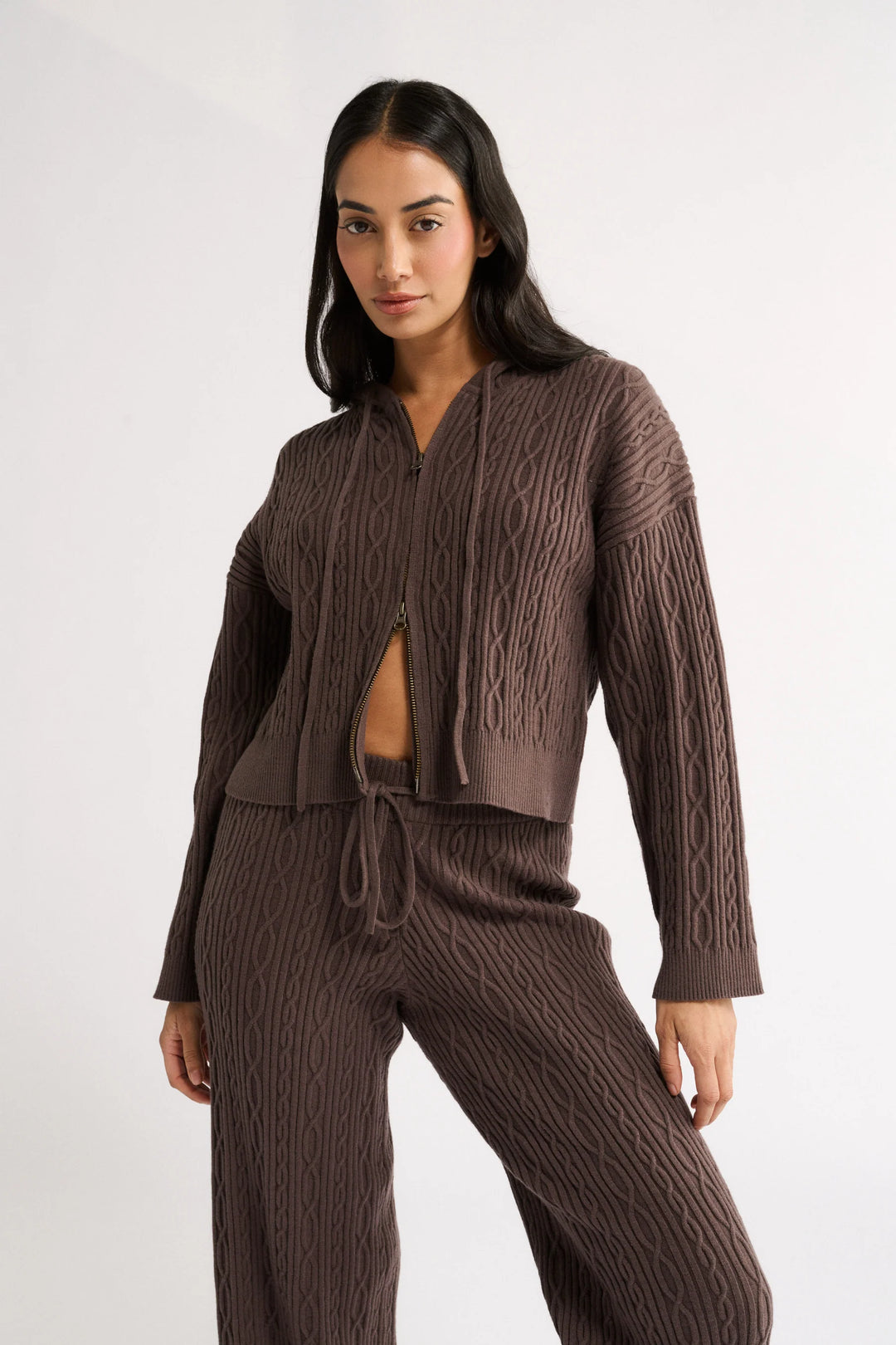 primi cable knit jacket