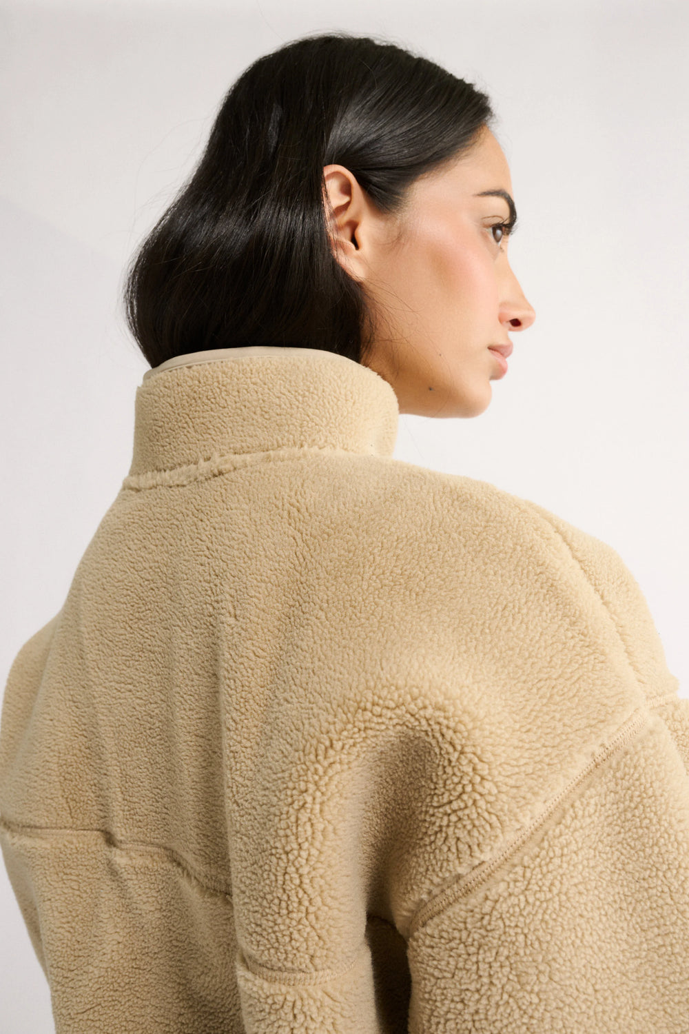  Primi Flo Sherpa Jacket in Beige 
