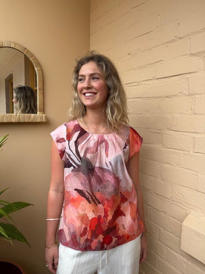 Richmond Print Top