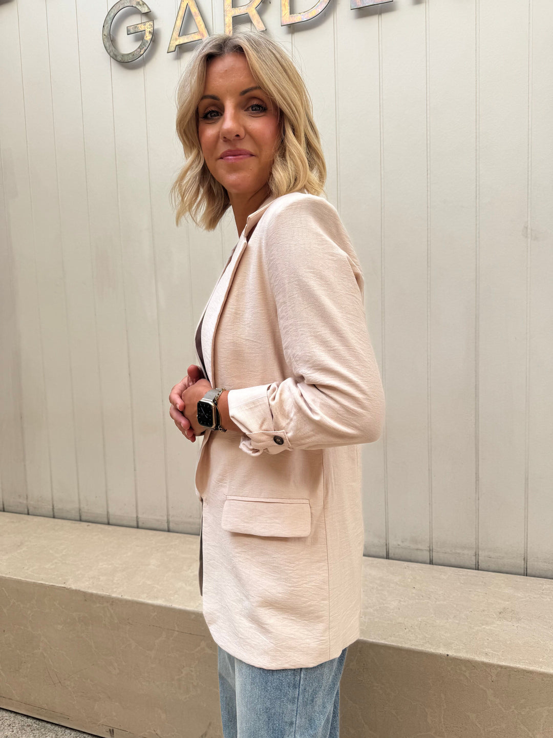 beige sunny girl blazer