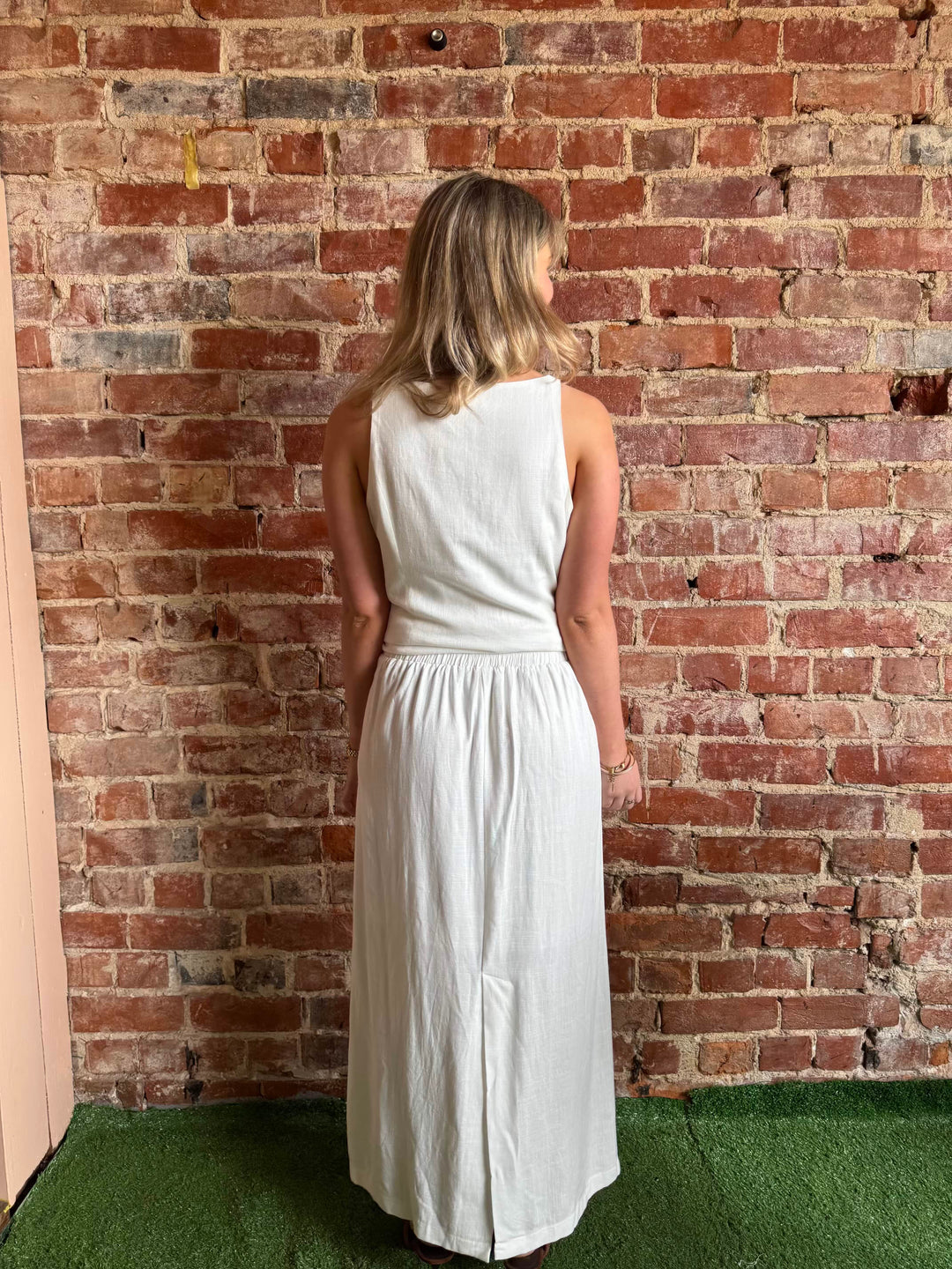Santiago Linen Skirt