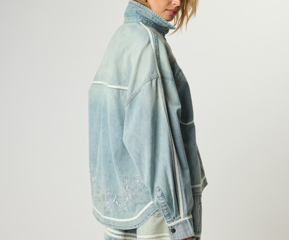 side detail one teaspoon Folklore Essential Shirt 