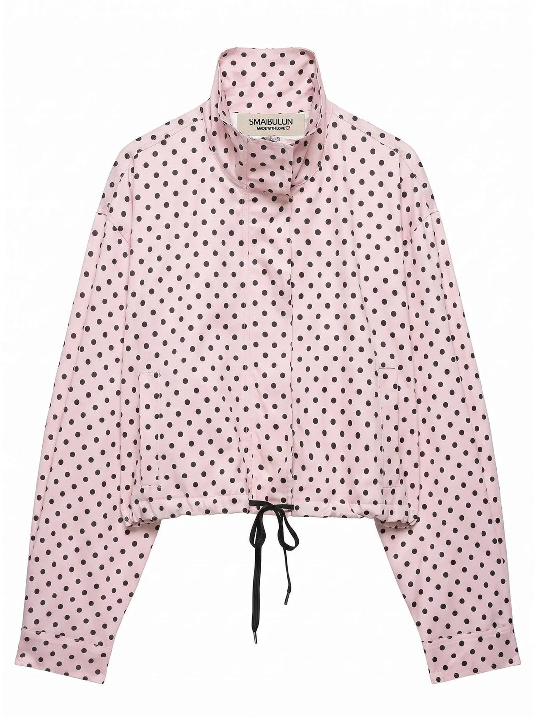 *Pre-order* Polka Dot Spray Bomber Jacket