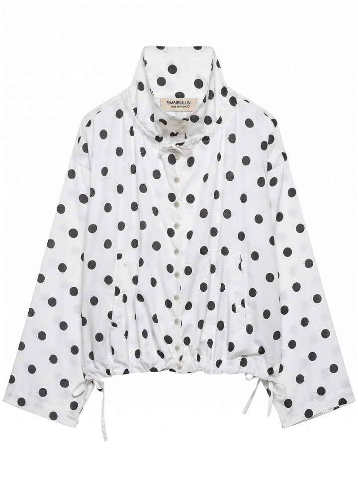 *Pre-order* Polka Dot Bomber Jacket