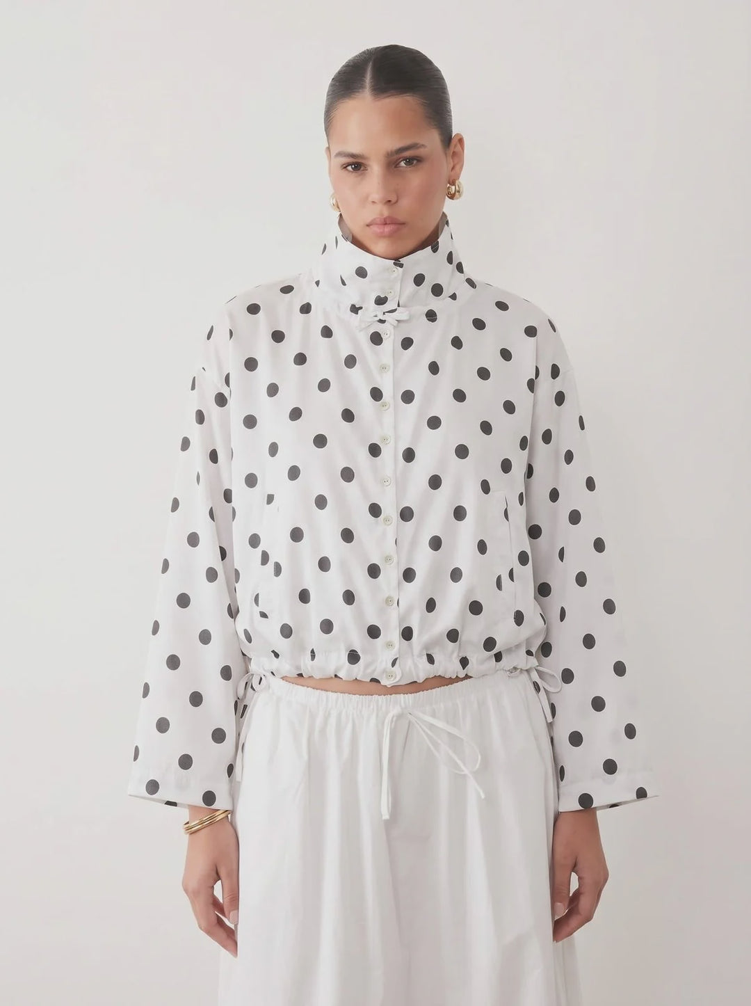 *Pre-order* Polka Dot Bomber Jacket