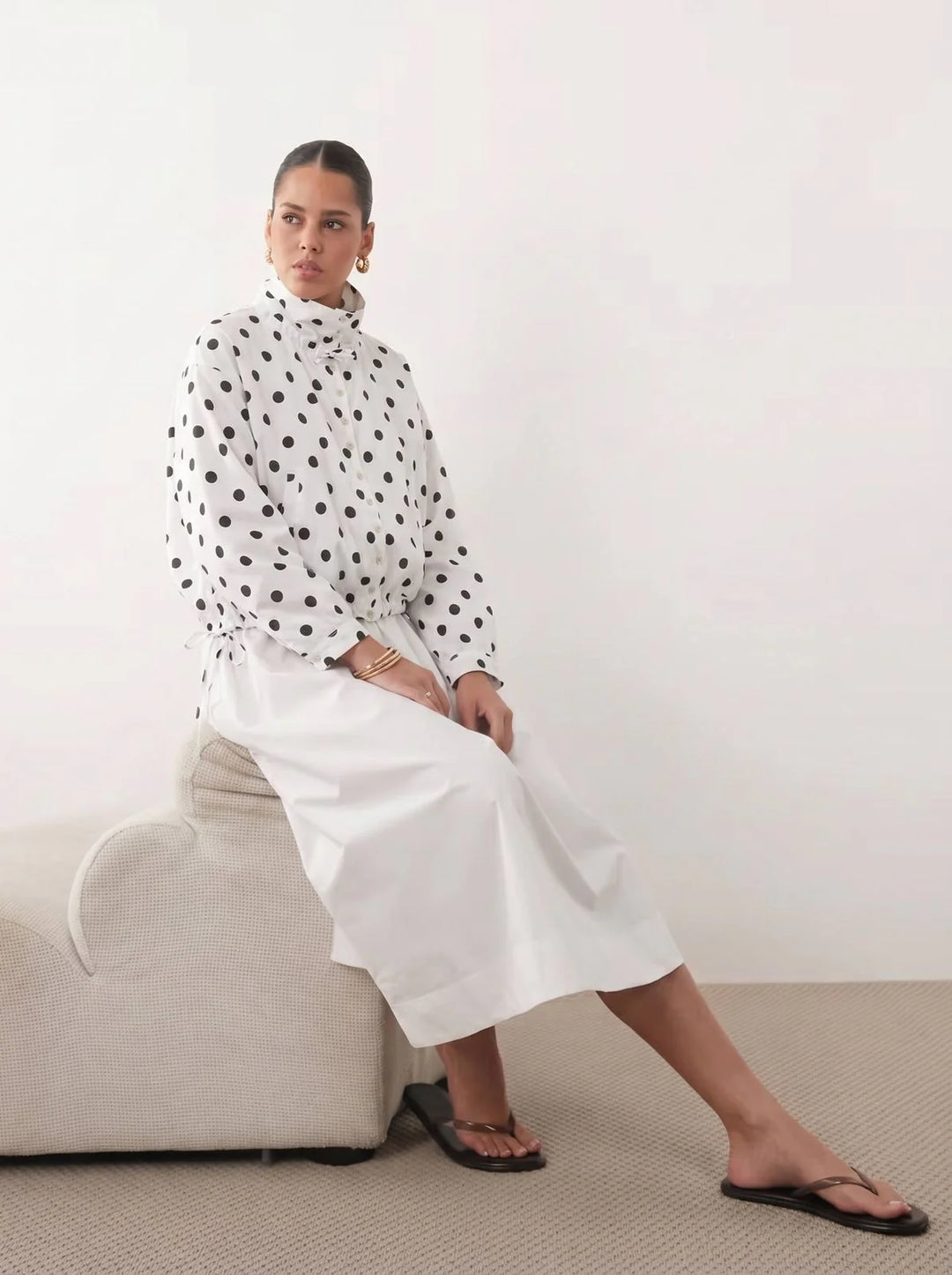 *Pre-order* Polka Dot Bomber Jacket
