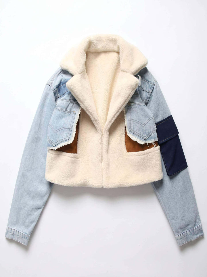 smaibulun denim bomber jacket