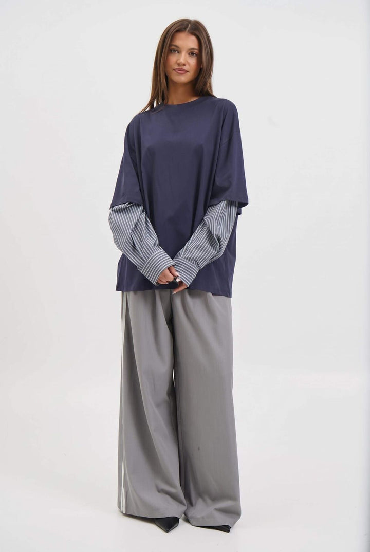 smaibulun striped cotton shirt