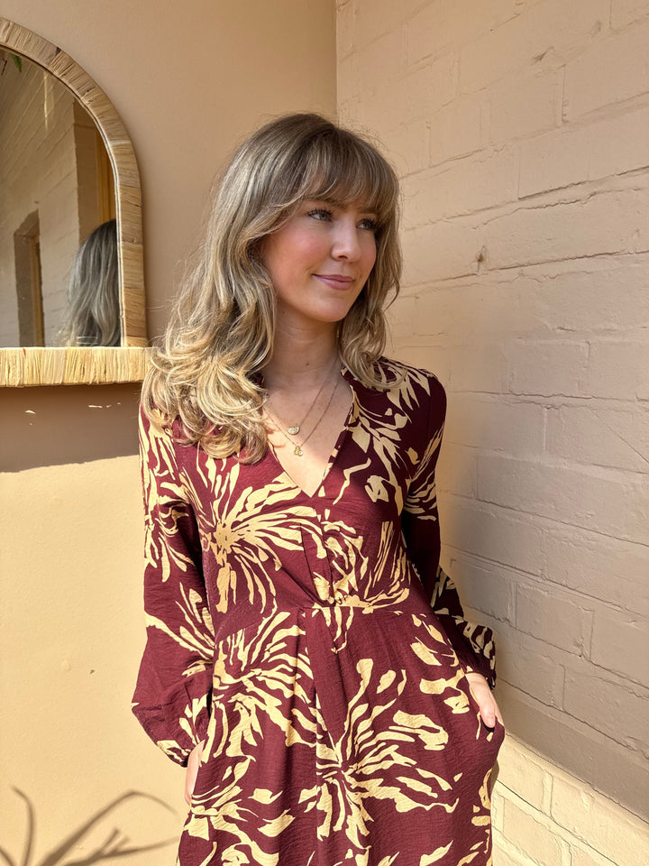 Soleil Print Maxi Dress