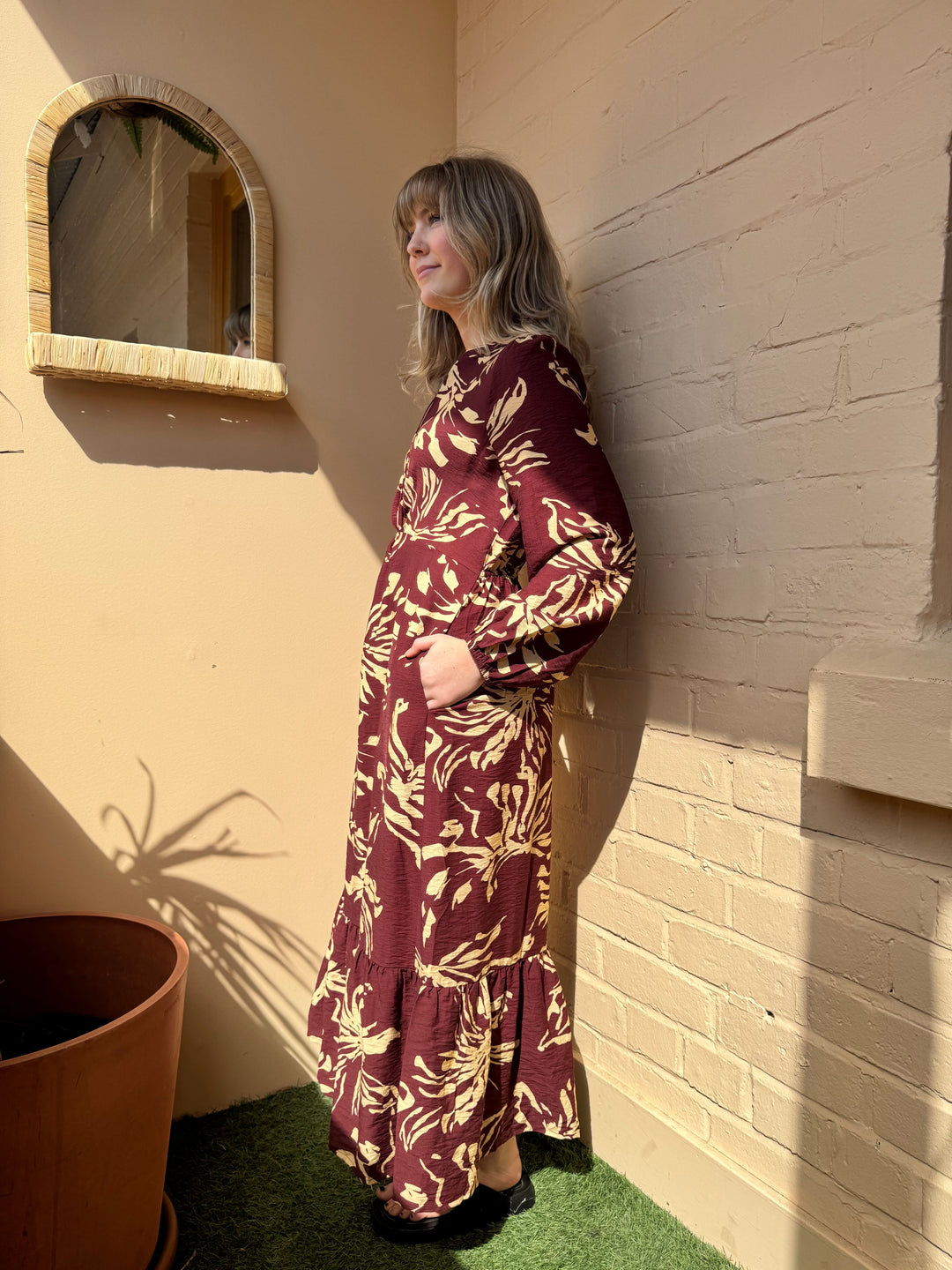 Soleil Print Maxi Dress