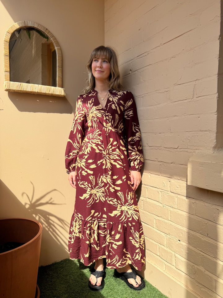 Soleil Print Maxi Dress