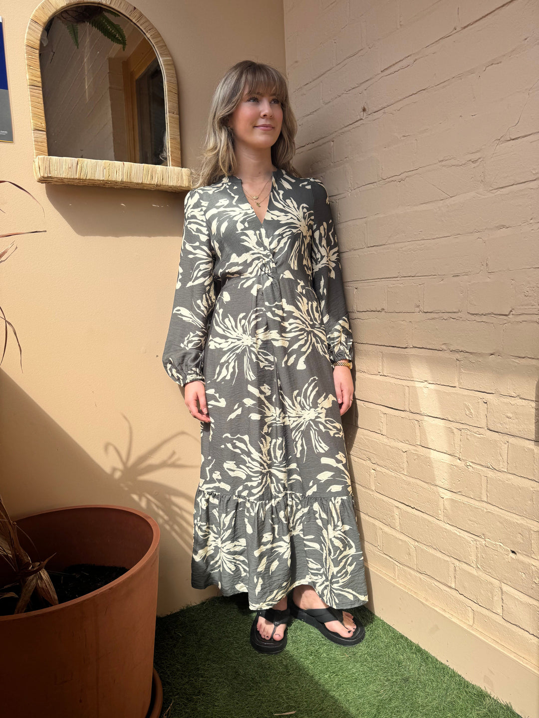 Soleil Print Maxi Dress