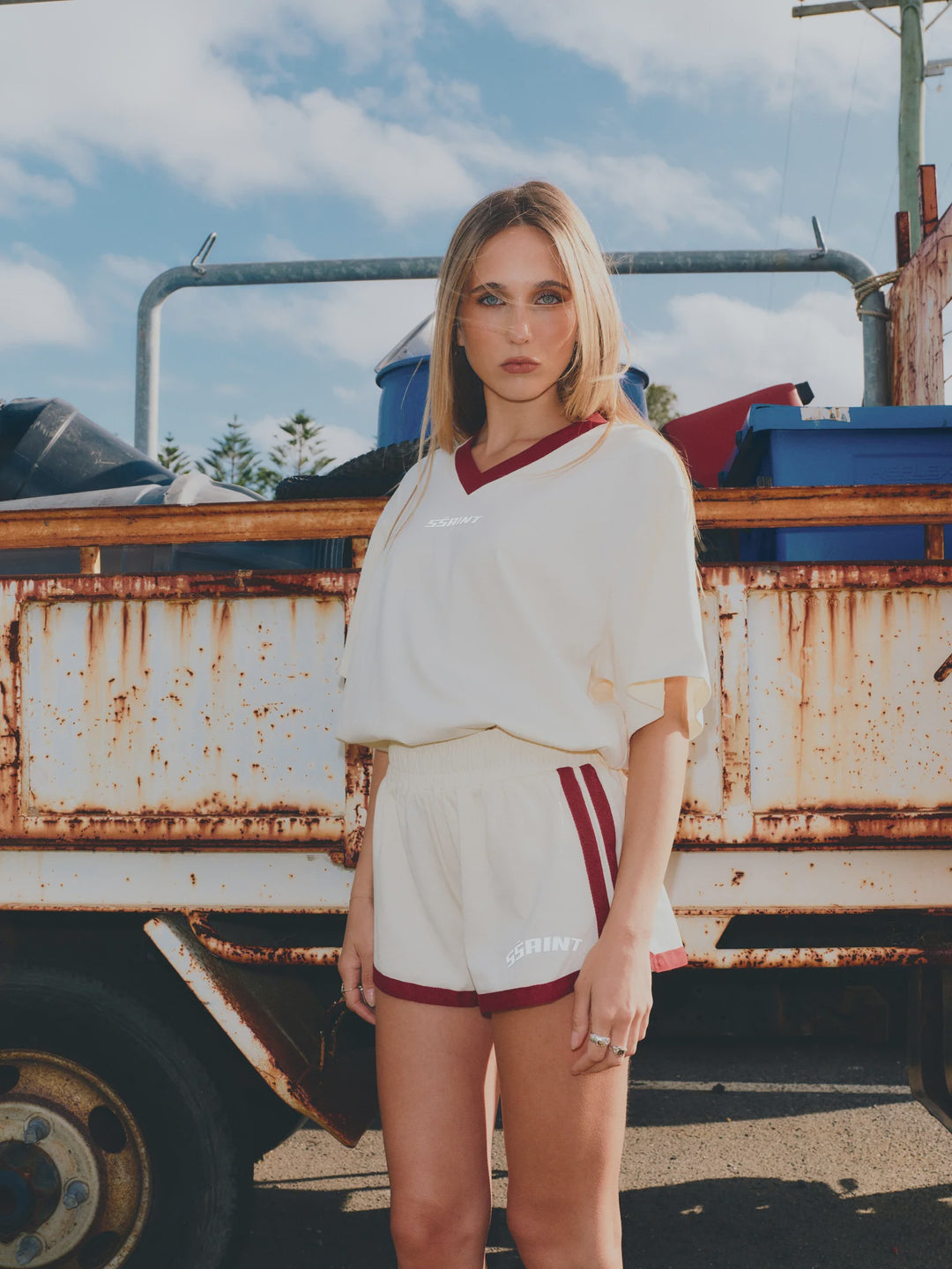 PREORDER  -  Reflective V Neck Tee