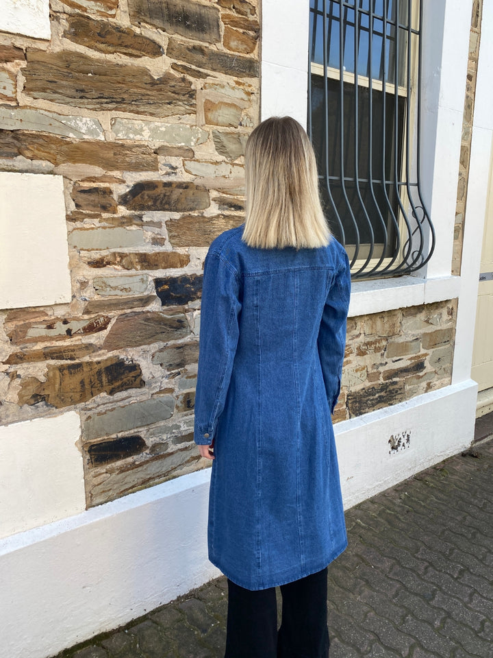 sunny girl denim jacket back detail