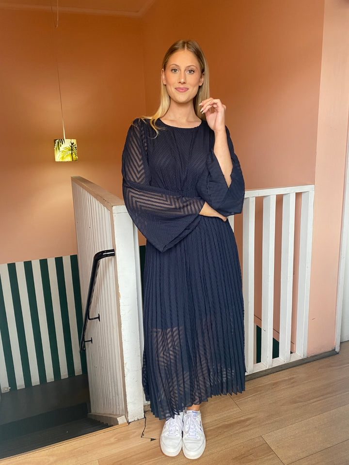 sunny girl maxi dress in navy