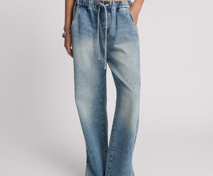 One Teaspoon Sunset Blue Drawstring Jeans