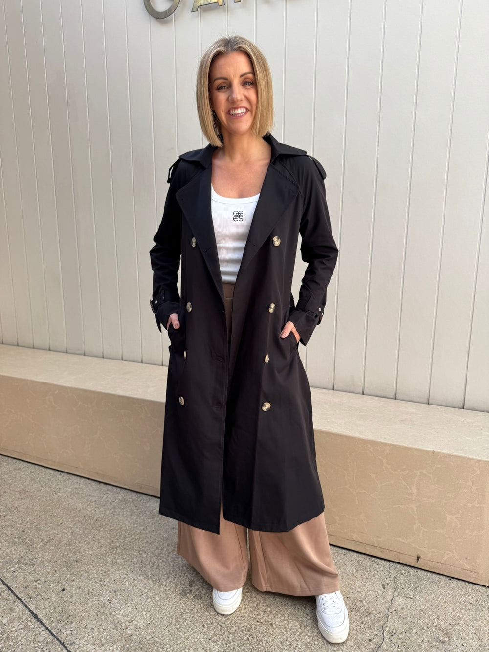 classic Trench coat by Sunny Girl