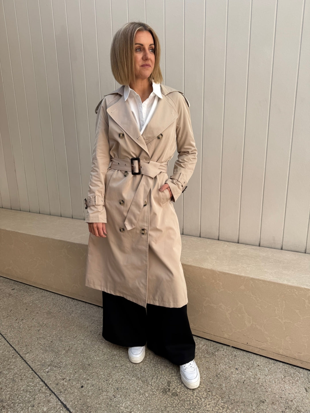 classic Trench coat by Sunny Girl