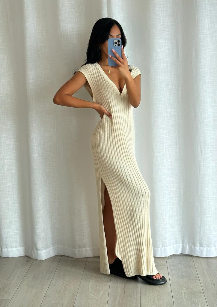 Cello Knitted Maxi Dress from Peach and Parla