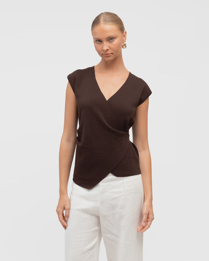 Wrap Knit Tank