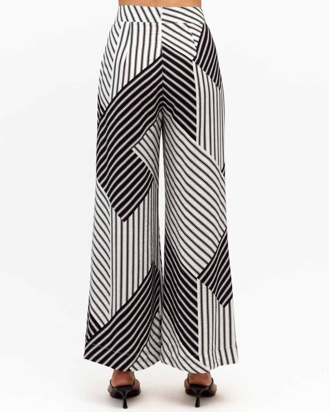 white closet linear luxe pants
