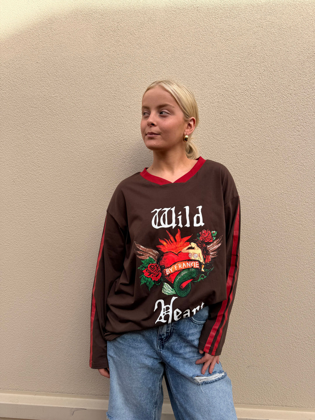 Wild at Heart Tee - Chocolate