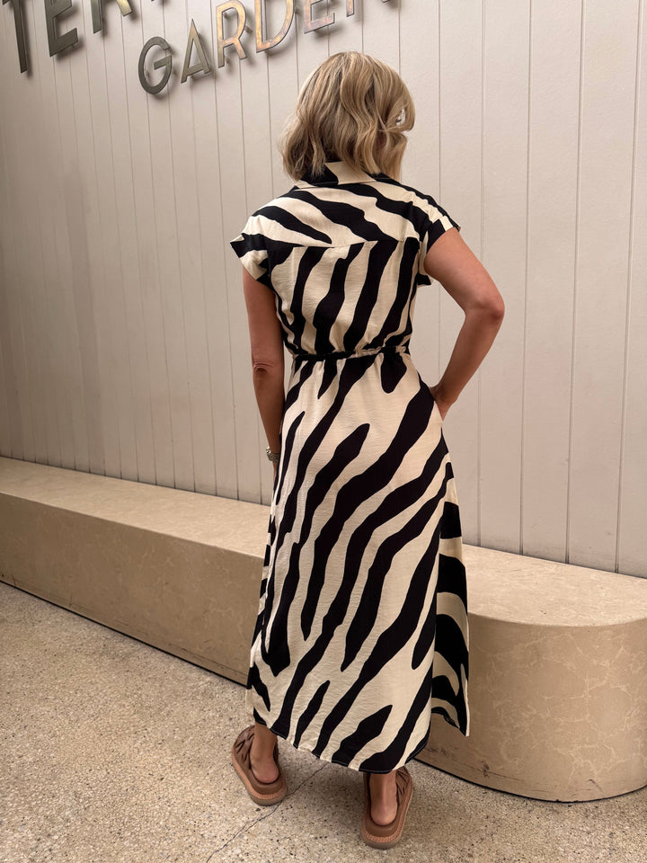 Zebra Maxi Dress