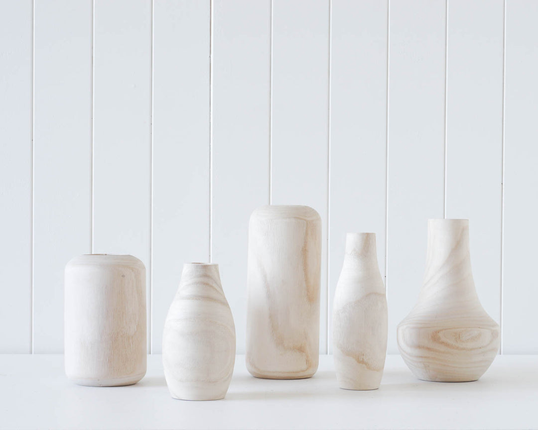 rayell wooden vase range