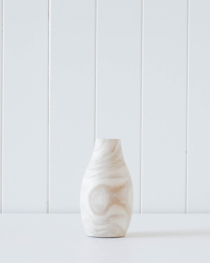 wooden vase by rayell homewares