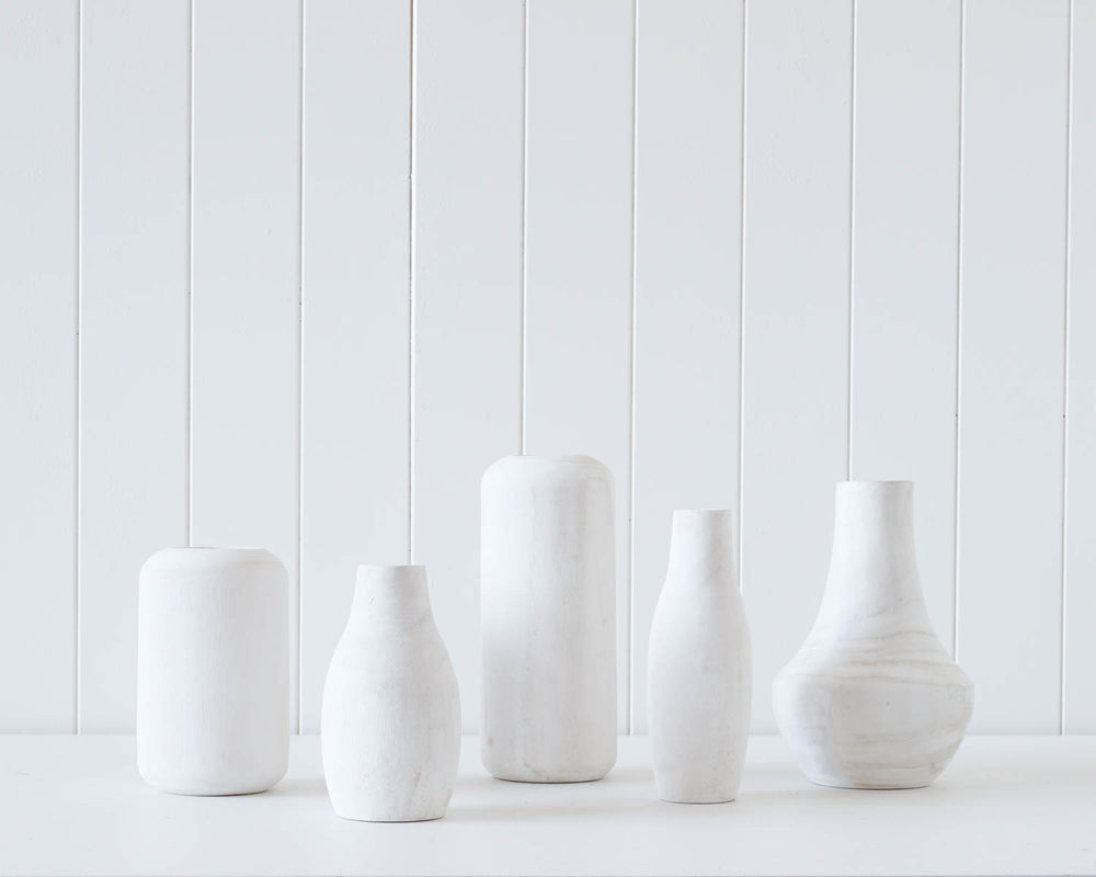 wooden vase collection from rayell